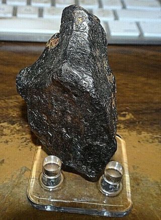 94 Gm.  Canyon Diablo Iron Meteorite ; Top Grade; Arizona Stand
