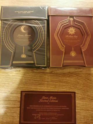 Luna Moon And Helius Sun Deluxe Edition Playing Cards