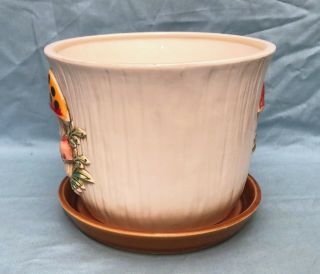 Vintage Merry Mushroom Sears Roebuck Japan Ceramic Planter with Saucer 4