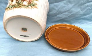 Vintage Merry Mushroom Sears Roebuck Japan Ceramic Planter with Saucer 7