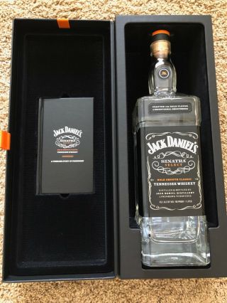 Jack Daniels Frank Sinatra Select Empty Bottle - Box,  Booklet,  Invitation