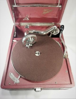 Vintage USSR Gramophone Pathephone Phonograph MOLOT.  