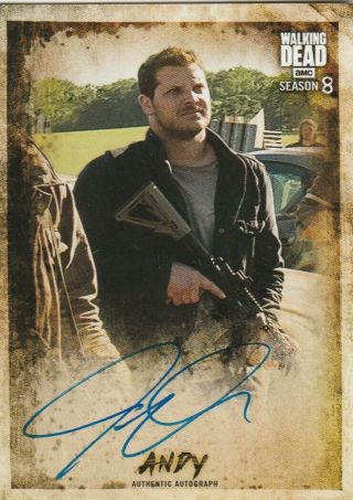 Topps The Walking Dead Season 8 Part 1 Jeremy Palko Autograph A - Jp