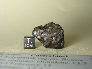 Meteorite Chelyabinsk,  Chondrite Ll5,  Complete Stone 17,  2 G,  Recent Fall,  Russia