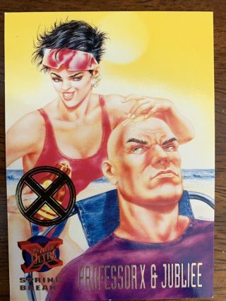 2018 Fleer Ultra X - Men 1994 Buyback Professor X / Jubilee Ser.  17/20 Gold Stamp