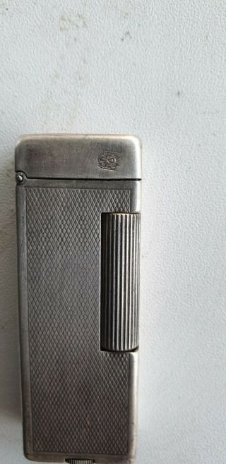 Dunhill Paris Antique French Sterling Silver 925 Lighter Romania Romanian marks 10
