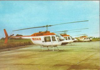 Postcard Decair Bell Helicopters Movifoto