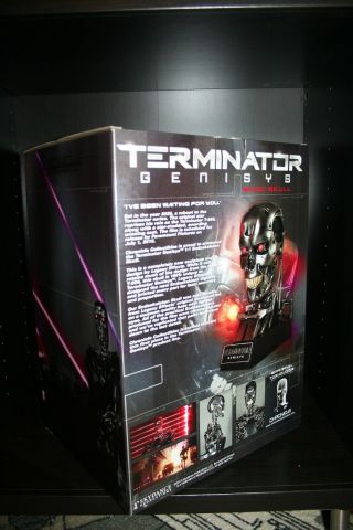 CHRONICLE collectibles terminator genisys endo skull life size 1:1 bust 8