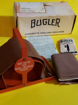 Vintage Brown And Williamson Bugler Cigarette Roller Machine