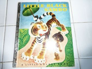 Little Black Sambo,  A Little Golden Book,  1948 (vintage Helen Bannerman)