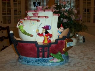 Disney Peter Pan Cookie Jar Le