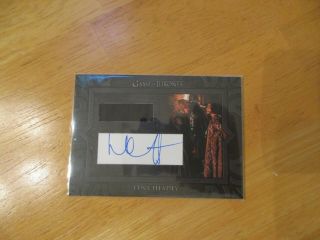 Game Of Thrones Inflexions Lena Headey Cersei Archive Cut Autograph Relic Card
