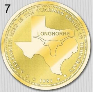 Texas Longhorn Challenge Coin - University Ut Austin