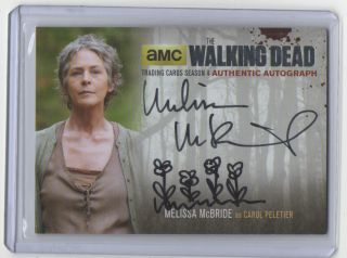 Walking Dead Season 4 Variant Carol Silver Mmb2 Autograph Notation Trading Card