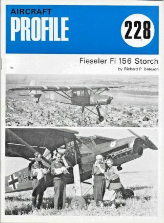 Aircraft Profile No.  228 Fieseler Fi 156 Storch By Richard P Bateson