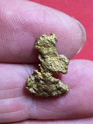 Natural Gold Nugget Specimen With Quartz Rock Bullion From Oregon 2.  65 Gram A66