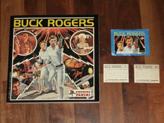 Buck Rogers Complete 1980 Panini Sticker Album & Panini Packet With A Twist
