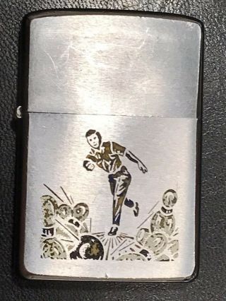 Vintage 1971 Zippo Town & Country Bowler Lighter In