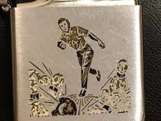 Vintage 1971 Zippo Town & Country Bowler Lighter In 3