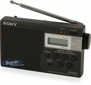 Sony Icf - M260 Am/fm Synthesized Clock Radio With Digital Tuning & Alarm Open Box