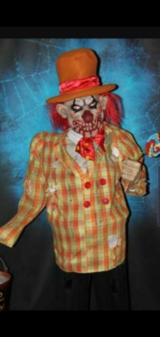 Uncle Charlie Evil creepy Halloween spirits.  IT clown rare collectible. 3