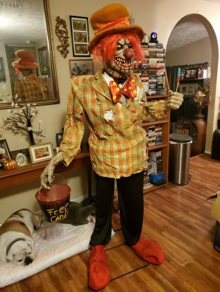Uncle Charlie Evil creepy Halloween spirits.  IT clown rare collectible. 4