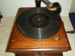 Small Antique Victor Victrola Talking Machine Record Player Phonograph VV - VI 3