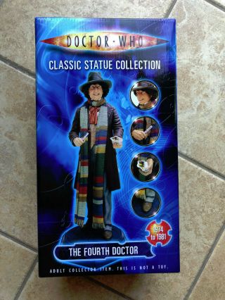 Doctor Who - The Fourth 4th Doctor Tom Baker Full Sized Statue Mib 308/800