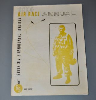 Official 1965 Reno Air Race Annual National Championship Program