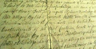 1733 MOHAWK INDIANS Deed SCHENECTADY Albany NY FOUNDERS Handwritten COLONIAL 2