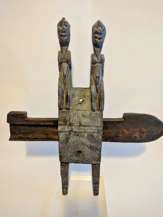 Dogon Granary Door Lock,  African Tribal Artifacts,  African Tribal Containers