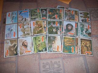 1967 Topps Planet Of The Apes Complete Set
