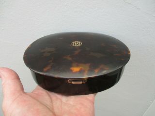 An Art Deco Faux Tortoise Shell Vanity/jewellery Box C1920/30s