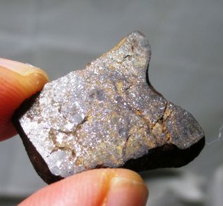 Marsland meteorite slice - 4.  3 grams H5 chondrite Nebraska 4