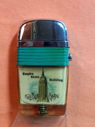 1960 Vu Lighter Scripto Vu Lighter – State Of York – Empire State Building