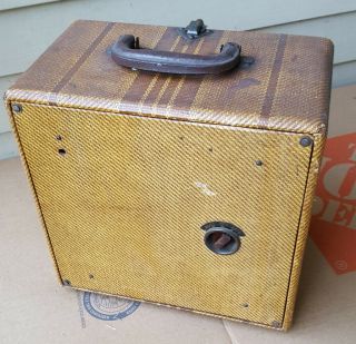 Knight Portable AM/Shortwave AC/ Battery Tube Radio - Early 1940 ' s 6