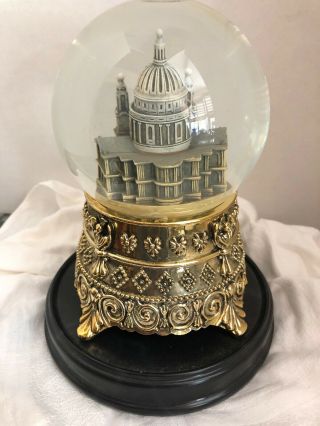 MARY POPPINS Snowglobe FEED THE BIRDS Cathedral DISNEY 35th COMMEMORATIVE 1999 3