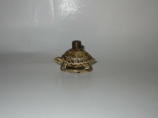 Vintage 1920 Schafer & Vater RARE German Porcelain Turtle Figural Perfume Bottle 5