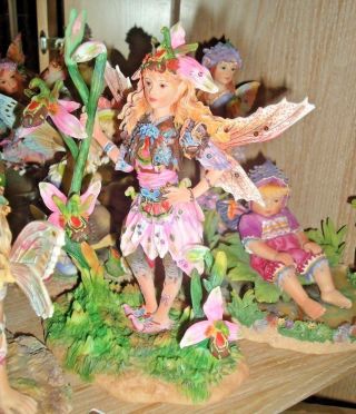 Rare Christine Haworth Faerie/ Fairy Poppet Leonardo Figurine/ Ltd Ed Ornament