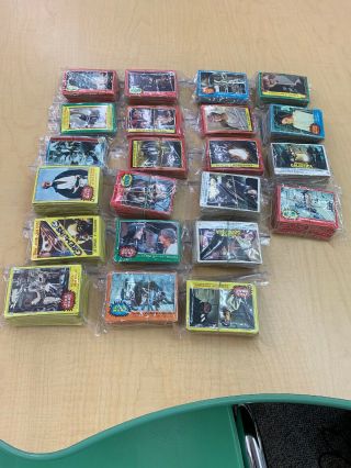 Vintage 1977 Star Wars Cards And Various Movie Trading Cards