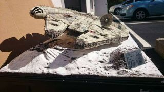 Star Wars Hoth Snow Base Diorama For Master Replicas Millennium Falcon Prop