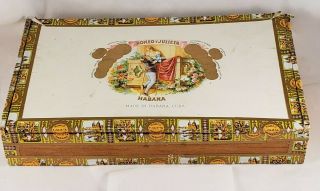 Romeo Y Julieta Habana Empty Wooden Cigar Box G4