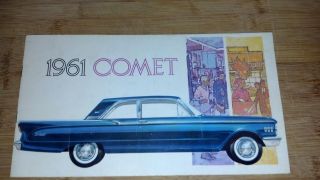1961 Comet 17 Page Sales Book.  All You Wanted To Know On The 61