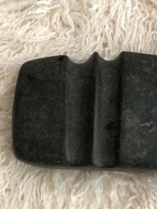 Authentic Native American Indian Grooved Stone Axe Head Artifact 9 1/2 x 4 1/2 2