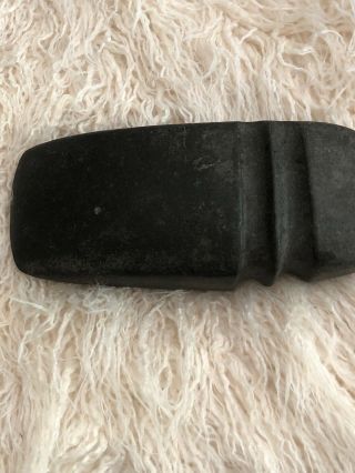Authentic Native American Indian Grooved Stone Axe Head Artifact 9 1/2 x 4 1/2 8