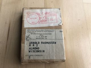 Vintage Zippo Box 1964 Bradford Pa Lighter A3