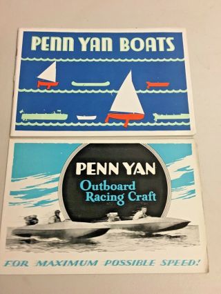 1930 PENN YAN Boats and Outboard Racing Craft Catalogs 2