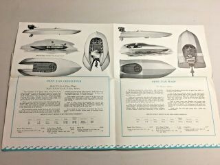 1930 PENN YAN Boats and Outboard Racing Craft Catalogs 3