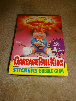 1986 Garbage Pail Kids Series 4 Wax Box 48 Packs