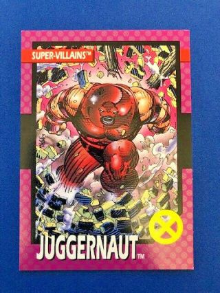 X - Men Series I Toybiz Promo Card - Rare Variant - Juggernaut 46 - Rare